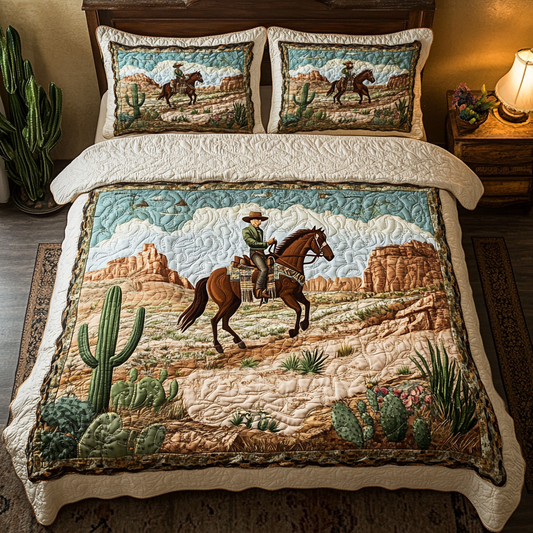 Desert Ride 3-Piece Quilted Bedding Set NCU0DK10403