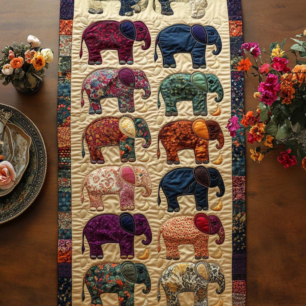 Desert Royalty Quilted Table Runner NCU0NT7565