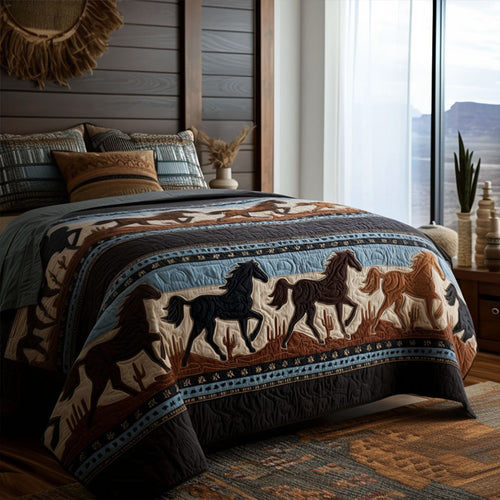 Desert Run 3-Piece Quilted Bedding Set NCU0PT11176