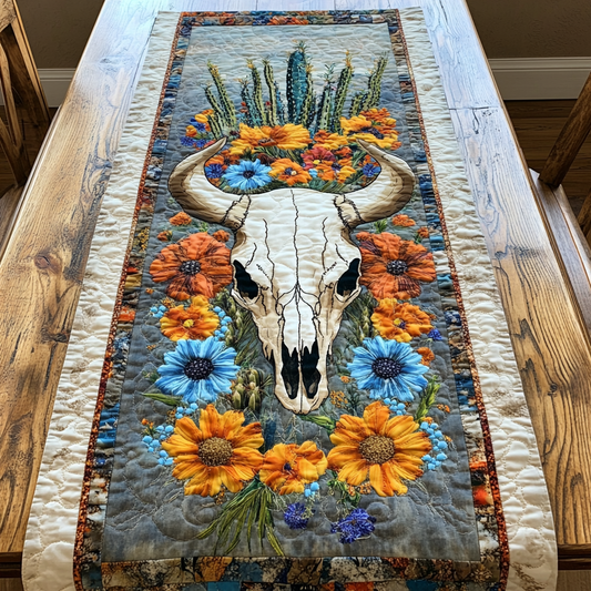 Desert Skull Quilted Table Runner NCU0DK6781