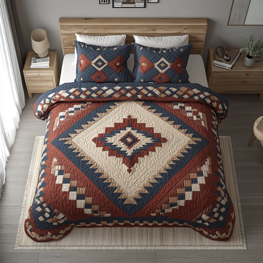 Desert Spirit 3-Piece Quilted Bedding Set NCU0DK5092