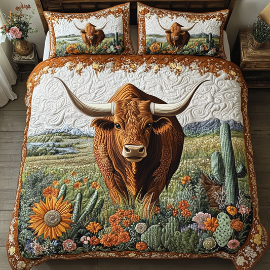 Desert Spirit 3-Piece Quilted Bedding Set NCU0DV4960
