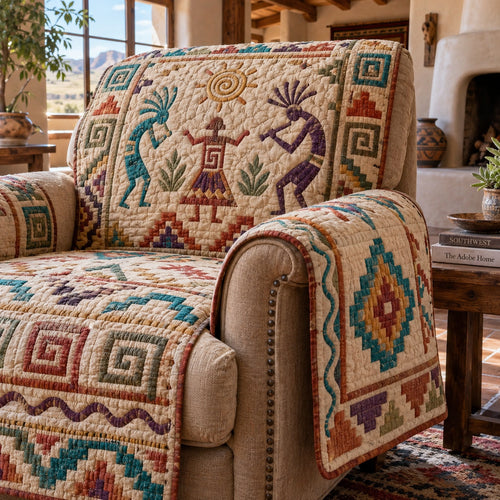 Desert Spirit Dance Quilted Sofa Cover NCU0VL4013
