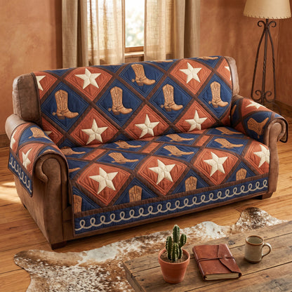 Desert Star Quilted Sofa Cover NCU0TD2737