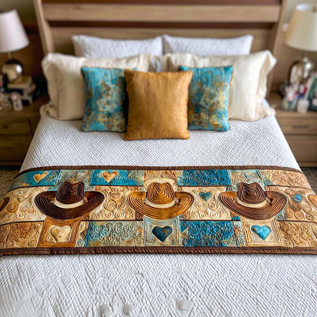 Desert Stars Quilted Bed Runner NCU0NT8492