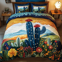 Desert Tapestry 3-Piece Quilted Bedding Set NCU0VL1082