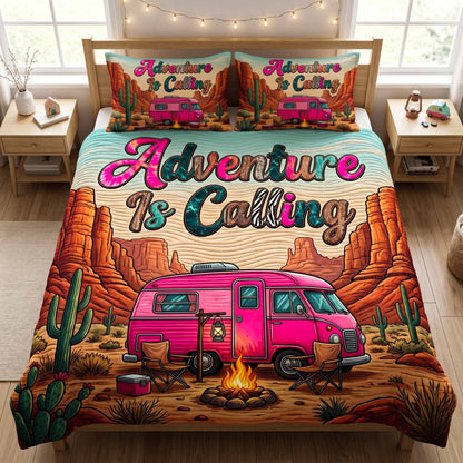 Desert Trip 3-Piece Quilted Bedding Set NCU0XD2814