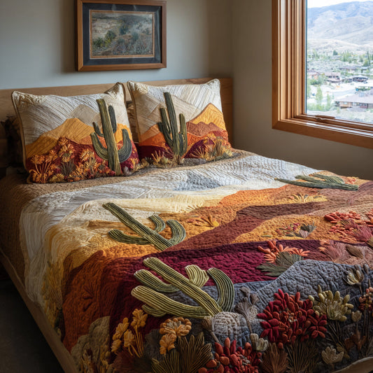 Desert Vista 3-Piece Quilted Bedding Set NCU0DV8821