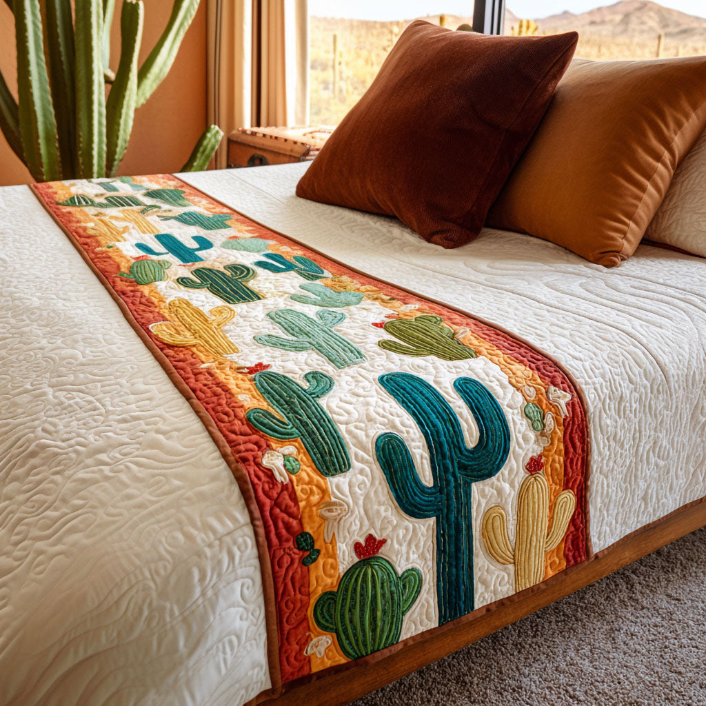 Desert Vista Charm Quilted Bed Runner NCU0PT8777
