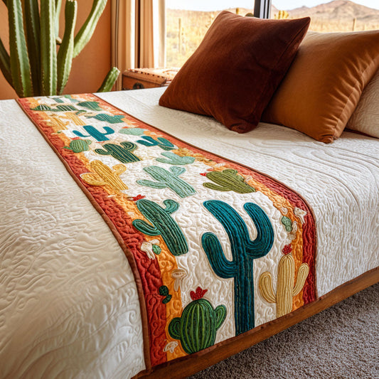 Desert Vista Charm Quilted Bed Runner NCU0PT8777