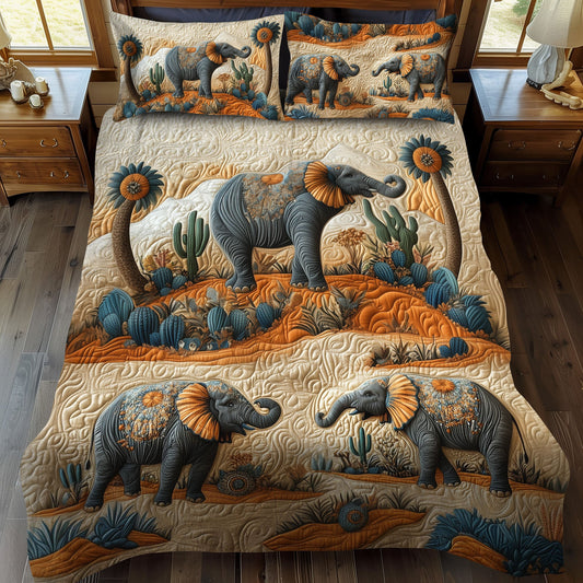 Desert Walker 3-Piece Quilted Bedding Set NCU0PT7261