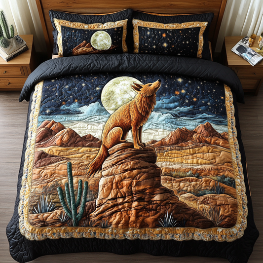 Desert Wanderer 3-Piece Quilted Bedding Set NCU0DK6591