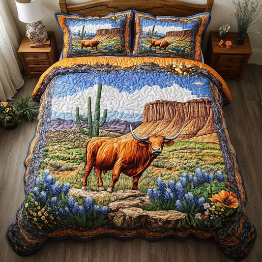 Desert Watcher 3-Piece Quilted Bedding Set NCU0NT5871