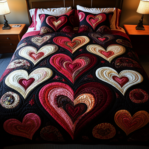 Devoted Harmony 3-Piece Quilted Bedding Set NCU0VH1368