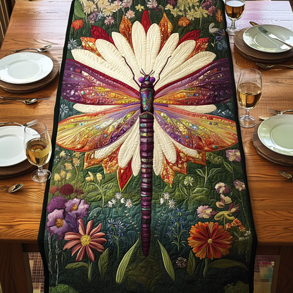 Dewdrop Wings Quilted Table Runner NCU0DV2926