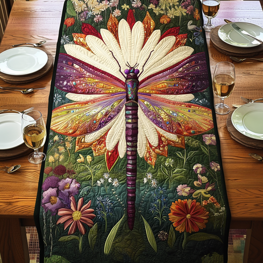 Dewdrop Wings Quilted Table Runner NCU0DV2926