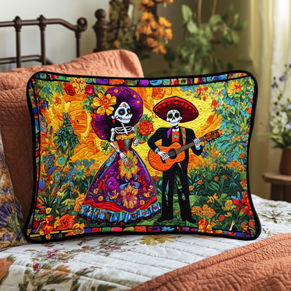 Dia De Los Muertos Quilted Bedding Pillow Case NCU0DK2037