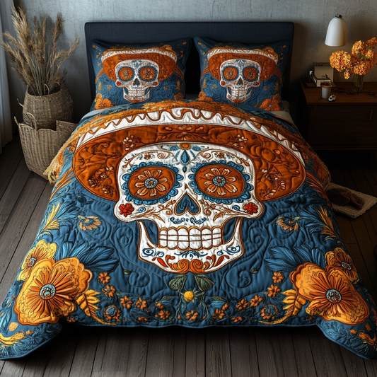 Dia Dreams 3-Piece Quilted Bedding Set NCU0VH5206