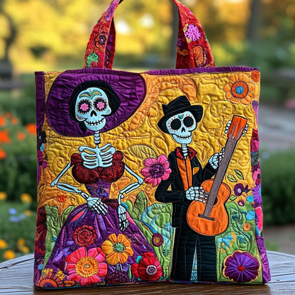 Dia de los Muertos Quilted Tote Bag NCU0DV7348