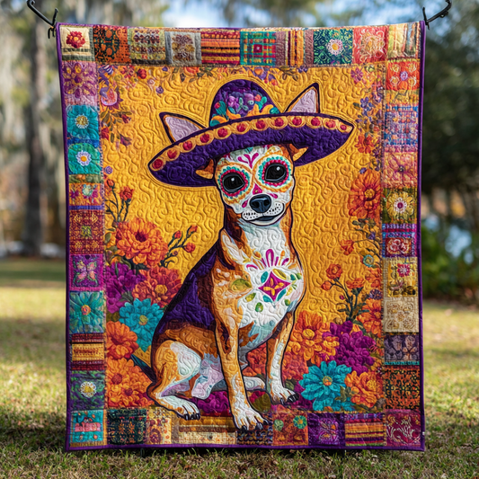 Dia del Doggo Quilted Blanket NCU0PT8528