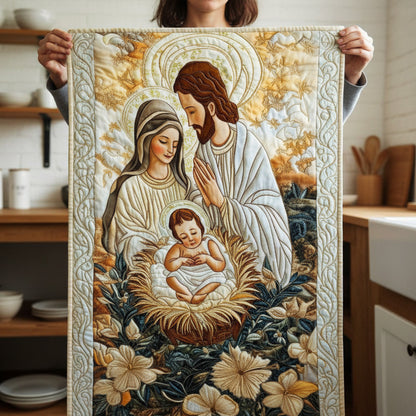 Divine Manger Quilted Table Runner NCU0NT1426