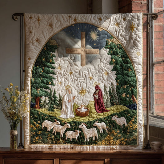 Divine Cross Quilted Blanket NCU0PT7530