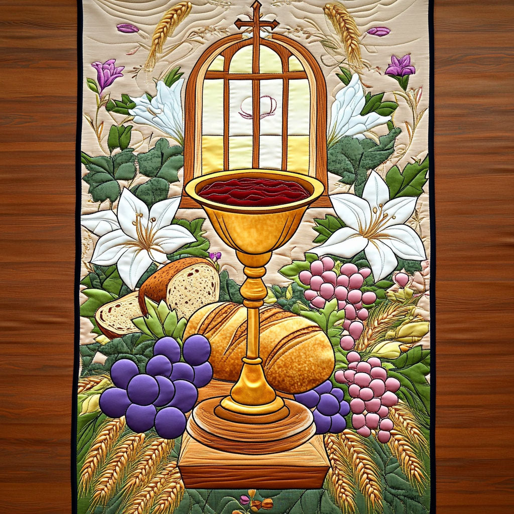 Divine Harvest Quilted Table Runner NCU0NT6731