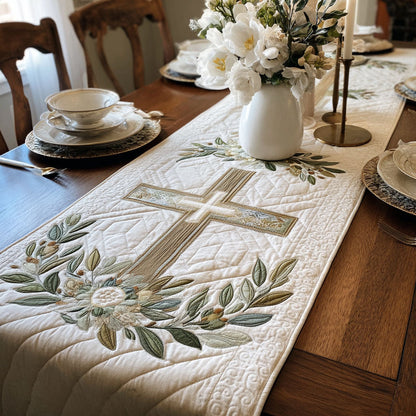 Divine Love Quilted Table Runner NCU0PT7559