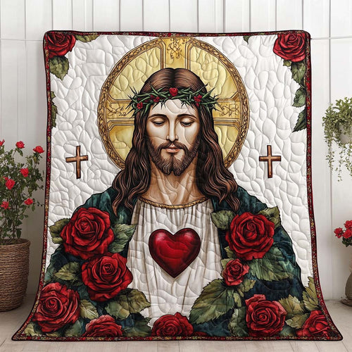 Divine Mercy Quilted Blanket NCU0NT7767