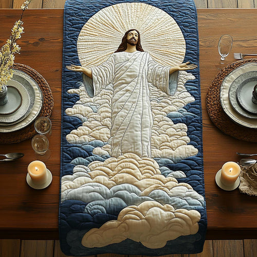 Divine Mercy Quilted Table Runner NCU0DV9153
