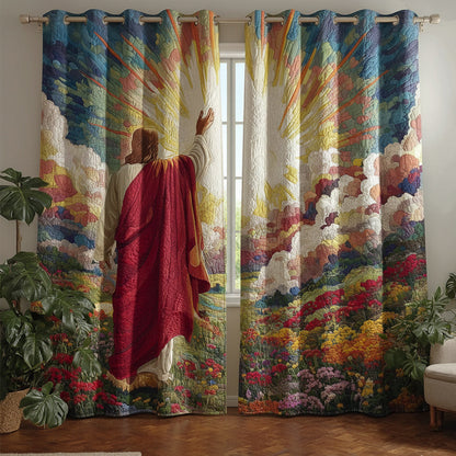 Divine Savior Quilted Curtains NCU0HH1067