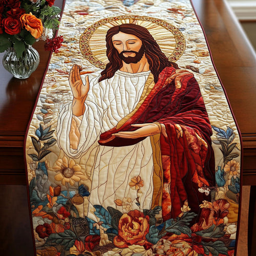 Divine Serenity Quilted Table Runner NCU0NT5153