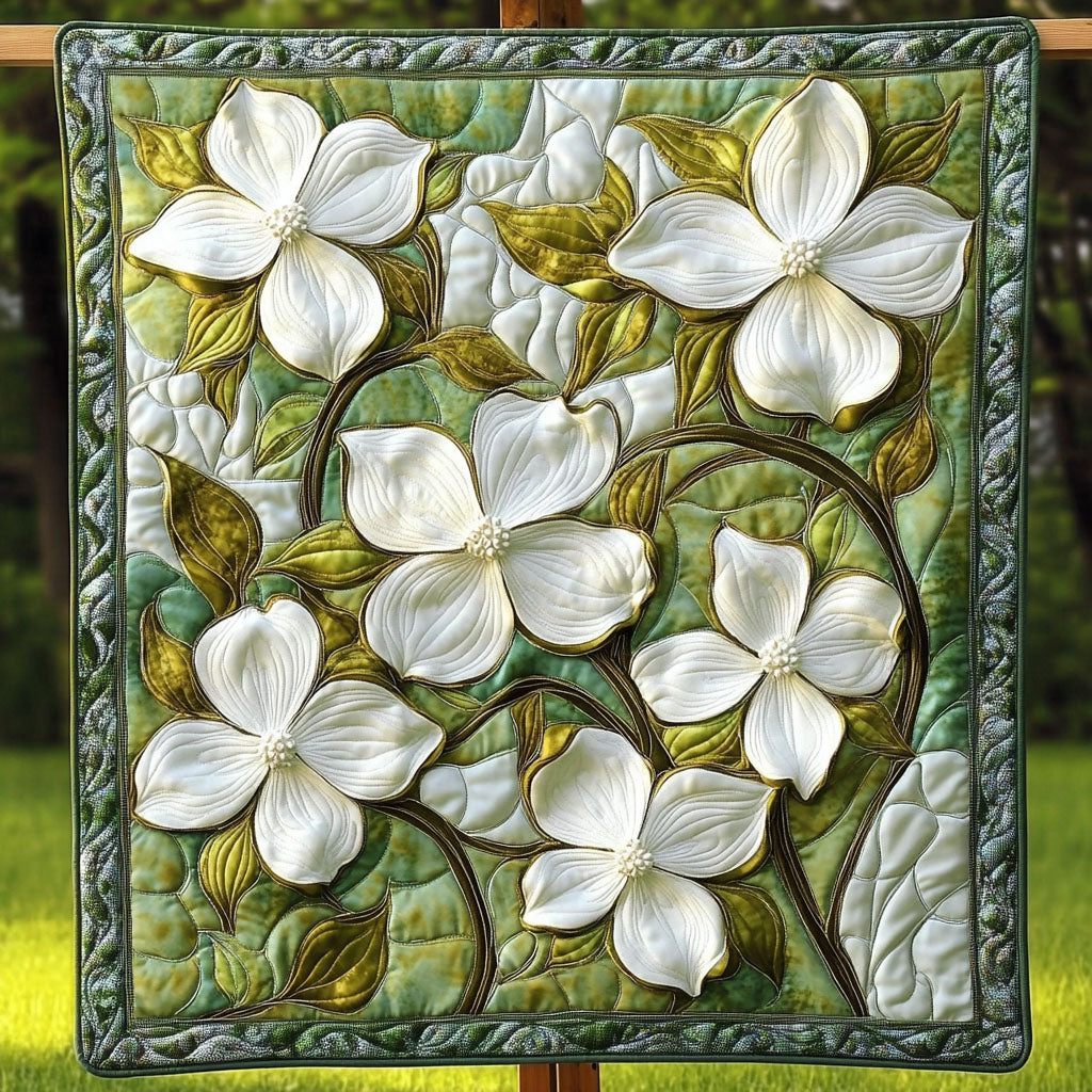 Dogwood Dream Quilted Blanket NCU0NT6409