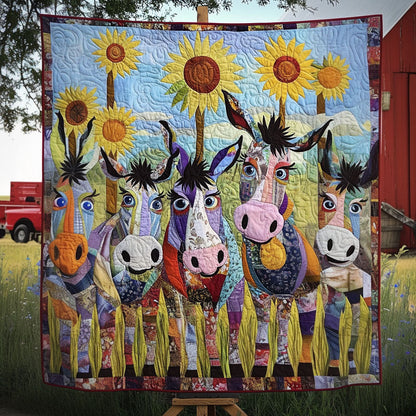 Donkey Dance Quilted Blanket NCU0PT6464