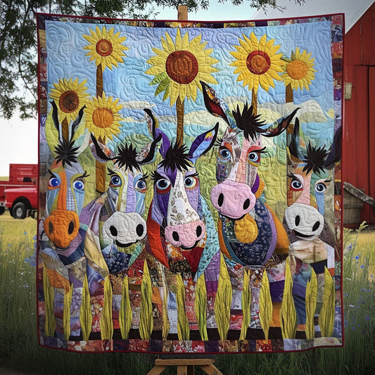 Donkey Dance Quilted Blanket NCU0PT6464