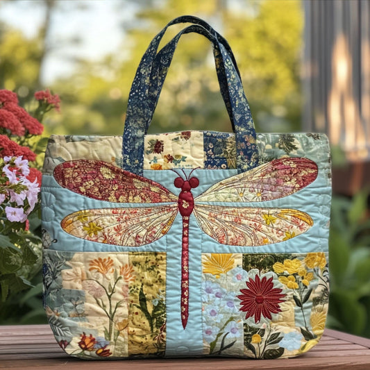 Dot Dot Fly Quilted Tote Bag NCU0PT8428