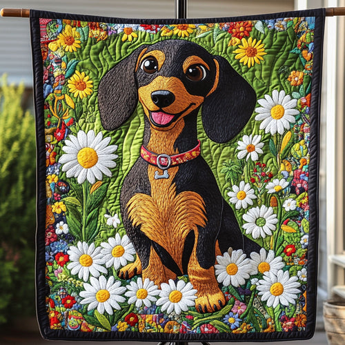 Doxie Delight Quilted Blanket NCU0PT6304