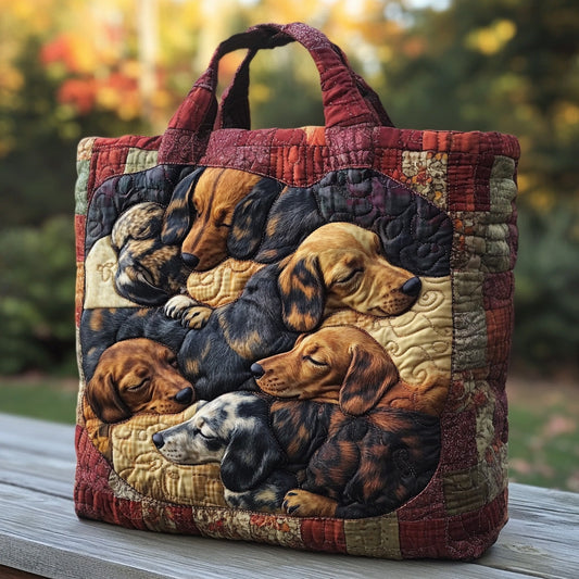 Doxie Dreams Quilted Tote Bag NCU0DV7197