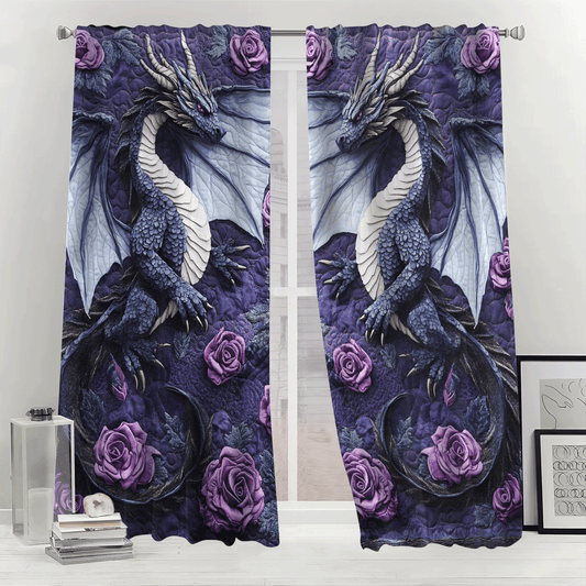 Draconis Majesty Quilted Curtains NCU0DV2843