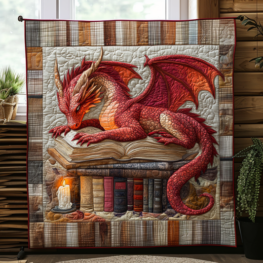 Dragon Book Quilted Blanket NCU0DV2908