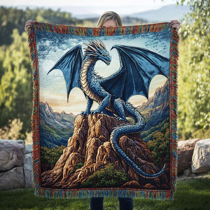 Dragon Fury Woven Sofa Blanket NCU0DV3786
