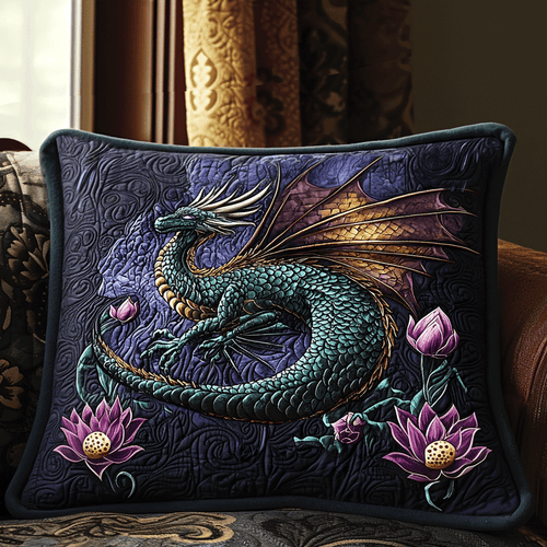 Dragon Realm Quilted Bedding Pillow Case NCU0DV6469