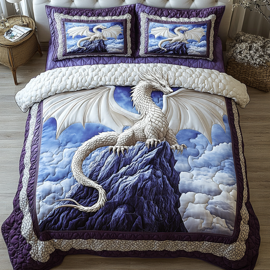 Dragon Breath 3-Piece Quilted Bedding Set NCU0DK8039