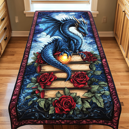 Dragon Breath Quilted Table Runner NCU0DK8095