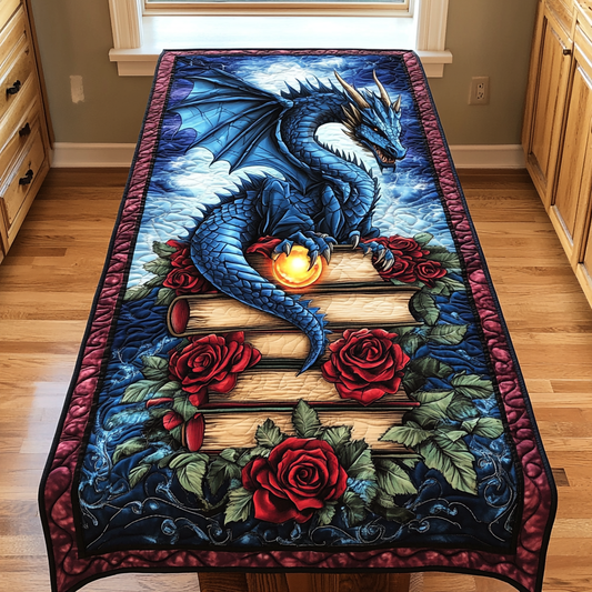 Dragon Breath Quilted Table Runner NCU0DK8095