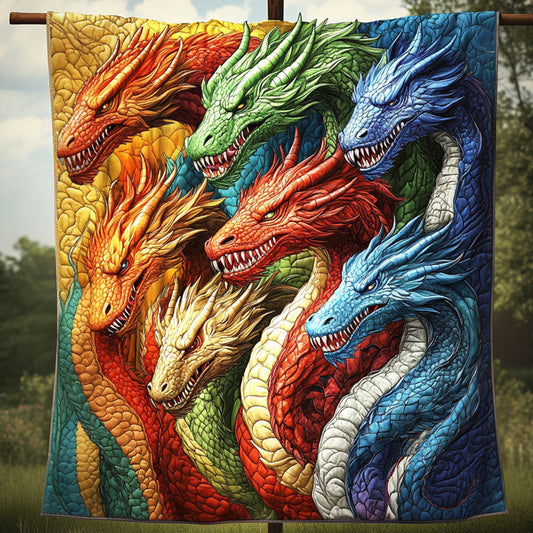 Dragon Clan Quilted Blanket NCU0NT6171