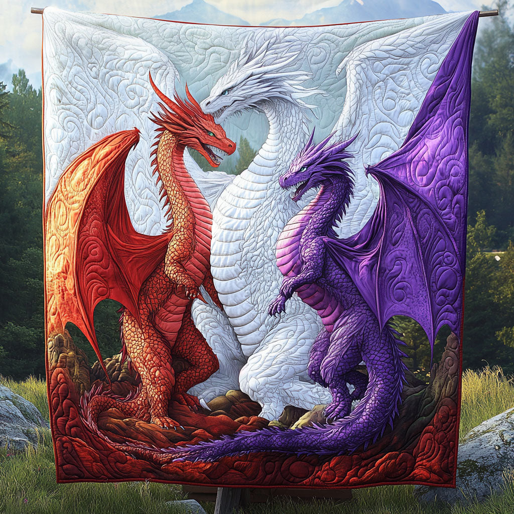 Dragon Conquest Quilted Blanket NCU0NT6165
