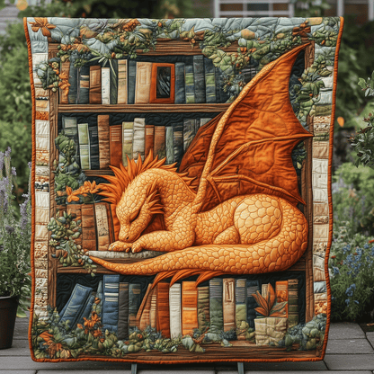 Dragon Cozy Reading Quilted Blanket NCU0TH2500