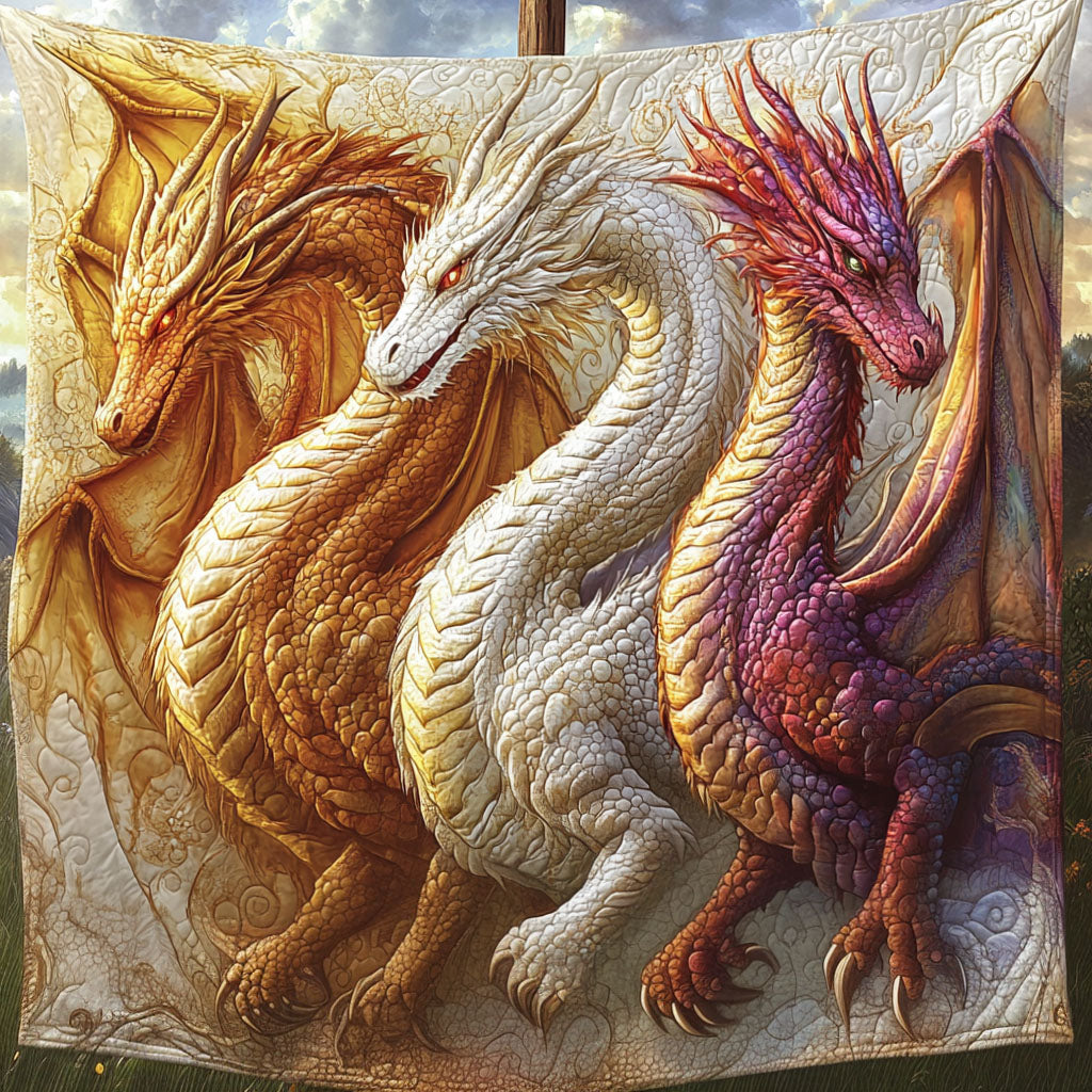 Dragon Dance Quilted Blanket NCU0NT6172