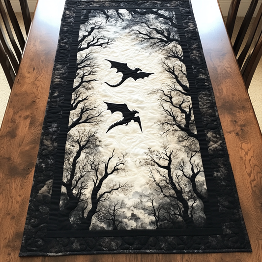 Dragon Fire Quilted Table Runner NCU0DK8094